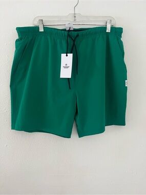 Reigning Champ Emerald Green Athletic Shorts